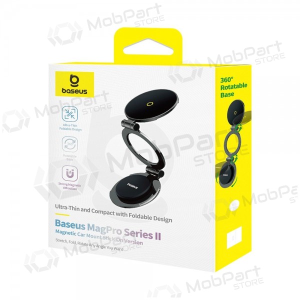 Supporto per telefono da auto Baseus MagPro II BS-CW06 sul cruscotto adesivo al pannello.