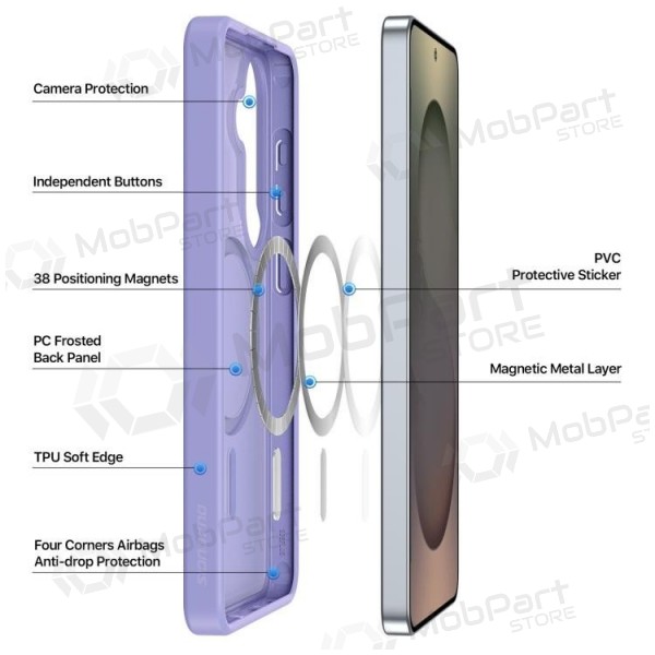 Custodia per Samsung Galaxy S26+ - Dux Ducis Yind MagSafe (viola)