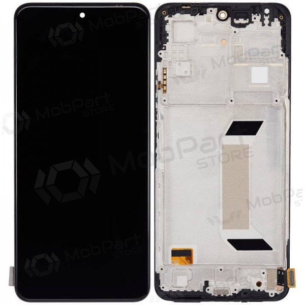 Schermo Xiaomi Redmi Note 12 5G, Poco X5 5G (nero) (con cornice) (OLED)