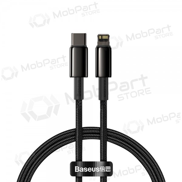 Cavo Lightning Baseus Tungsten CATLWJ-01 USB-C a Lightning 1 m PD 20 W nero