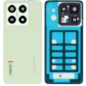 Cover posteriore per Xiaomi 14T 5G (giallo-verde) (originale)