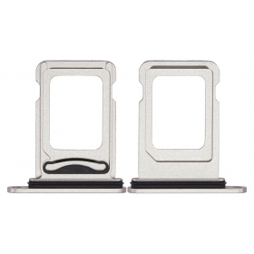 Supporto per scheda SIM Apple iPhone 14, 14 Plus, Dual SIM (bianco)
