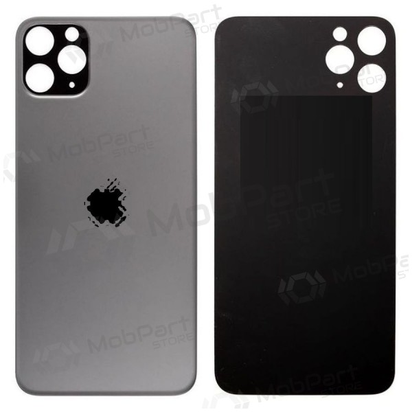Apple iPhone 11 Pro Max coperchio batteria posteriore grigio (space grey) (bigger hole for camera)