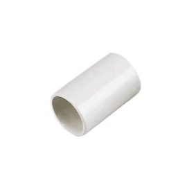 Tiesus sujungimas 16mm vamzdžiams su išplatintu galu, bianca (100)