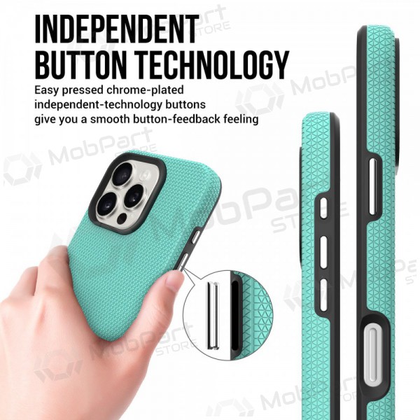 Apple iPhone 15 custodia „Perfectionists“ (verde)