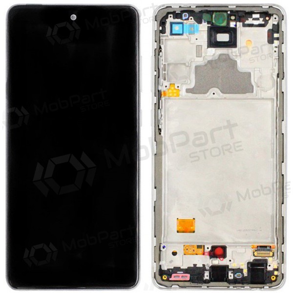 Samsung A725 A72 4G / A726 5G 2021 schermo / display (bianca) (con una cornice) (service pack) (originale) Samsung A725 A72 4G / A726 5G 2021 schermo / display (bianca) (con una cornice) (service pack) (originale)