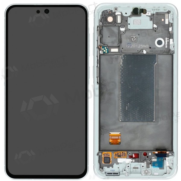 Samsung Galaxy A56 schermo / display (grigio) (con una cornice) (originale) Samsung Galaxy A56 schermo / display (grigio) (con una cornice) (originale)