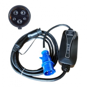 Elektromobilio nešiojamas caricatore Type 1 - CEE, 6-32A, 7.2kW, 1-fazė, 5m