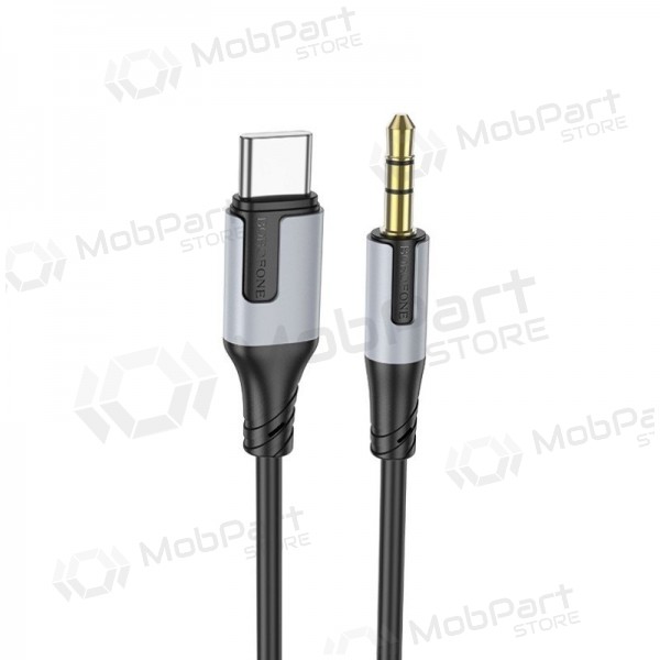 Cavo audio Borofone BL19 USB-C a 3.5 mm nero