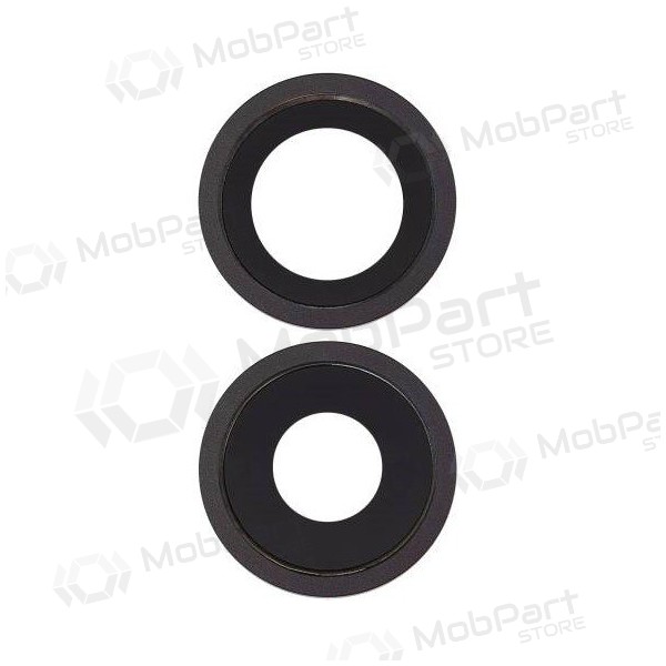 Apple iPhone 11 vetro della fotocamera (2pz) (nero) (con una cornice) Apple iPhone 11 vetro della fotocamera (2pz) (nero) (con una cornice)