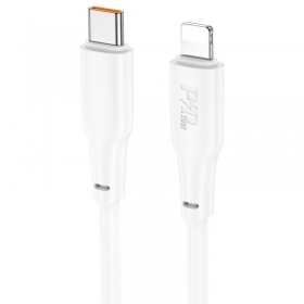 Cavo Lightning Hoco X93 USB-C a Lightning 2 m PD 20 W bianco