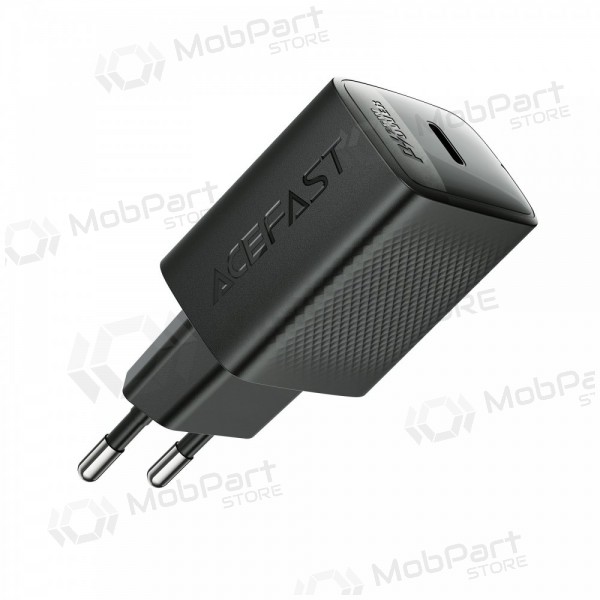 Caricabatterie per telefono Acefast A104 25 W GaN USB-C nero