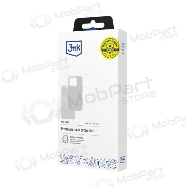 Custodia per Apple iPhone 17 Pro, 18 Pro - 3MK Matt Case (nera)