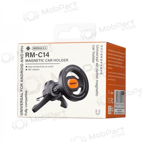 Porta cellulare da auto Remax RM-C14 MagSafe (air vent) nero