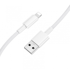 Cavo Lightning Borofone BX117 USB-A a Lightning 1 m 2.4A bianco