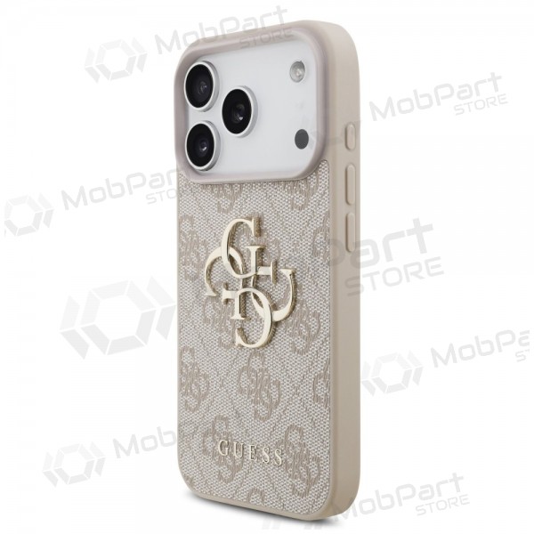 Custodia per Apple iPhone 17 Pro - Guess PU 4G Metal Logo (rosa)