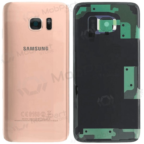 Cover posteriore per Samsung Galaxy S7 Edge (oro rosa) (originale)