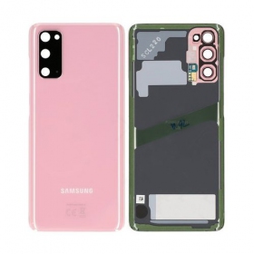 Samsung G981F / G980 Galaxy S20 coperchio batteria posteriore rosa (Cloud Pink) (usato grade C, originale)