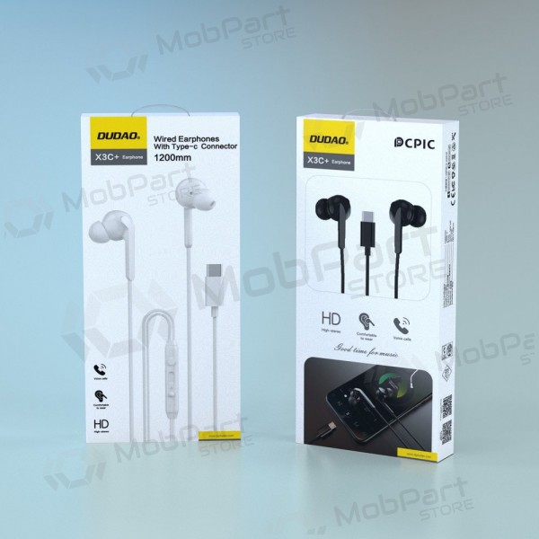 Cuffie USB-C Dudao X3C+ nere