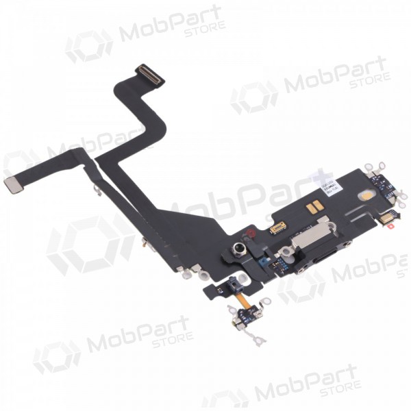 Connettore di ricarica e microfono per Apple iPhone 13 Pro (nero)