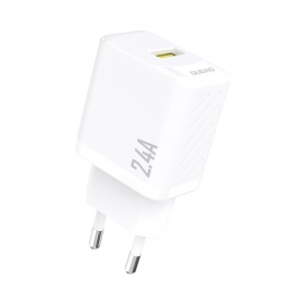 Caricabatterie per telefono Dudao A23 12 W USB-A bianco