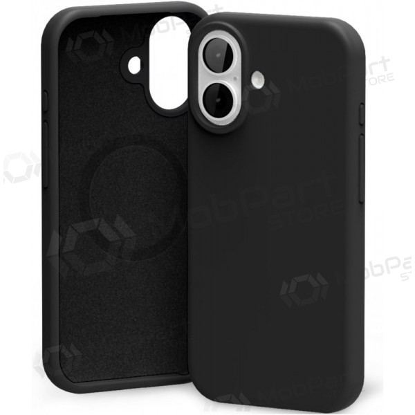 Custodia Mercury Pure Magsafe Silicon Case Apple iPhone 17 nero