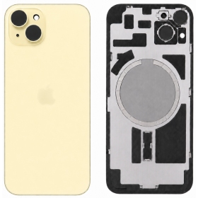 Cover posteriore per Apple iPhone 15 (giallo) (Premium)