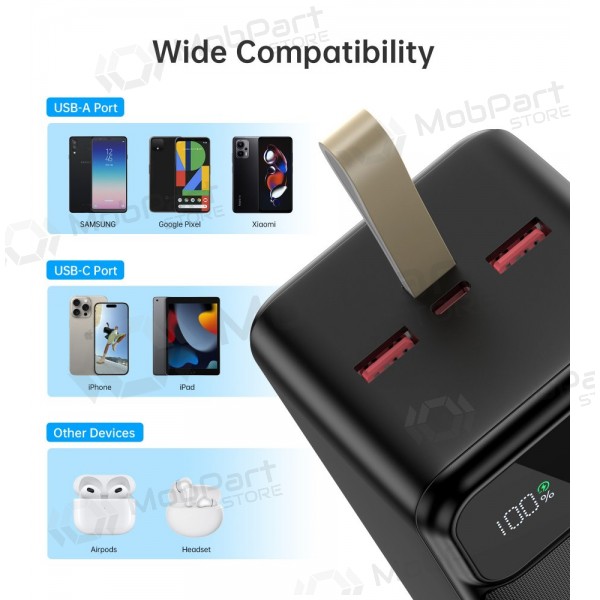 Batteria esterna Power Bank Choetech B732 22.5W 50000mAh nero