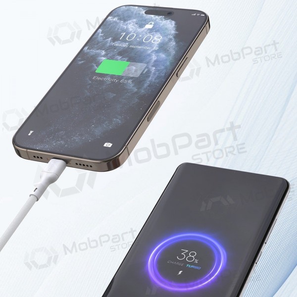 Cavo USB-C Dudao L9C USB-C a USB-C 1 m 65 W bianco