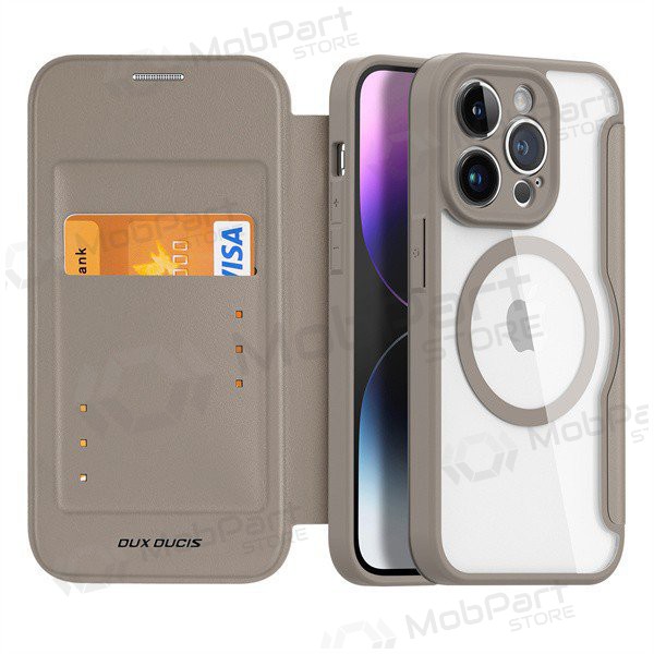 Custodia per Apple iPhone 13 / 14 - Dux Ducis Skin X Pro (marrone)