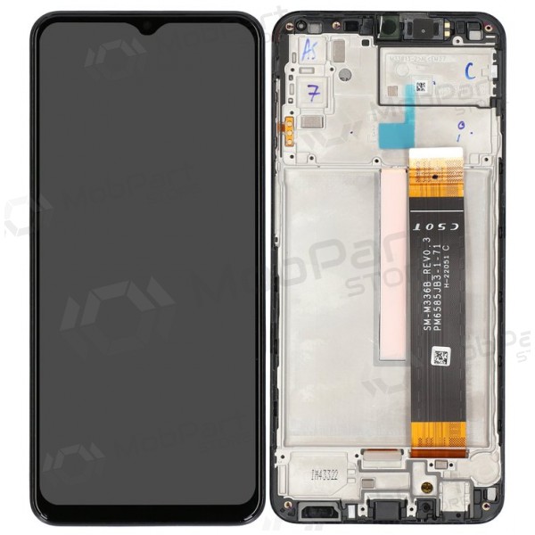 Ekranas Samsung M236/M336/E236 (M23 2022/M33 2022/F23 2022) su lietimui jautriu stikliuku e rėmeliu Black originale Ekranas Samsung M236/M336/E236 (M23 2022/M33 2022/F23 2022) su lietimui jautriu stikliuku e rėmeliu Black originale
