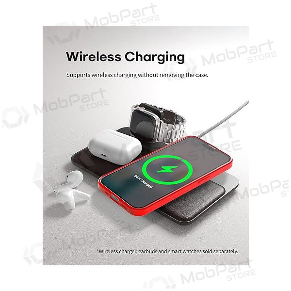 Custodia per Apple iPhone 14 - Mercury Soft Feeling (rosso)