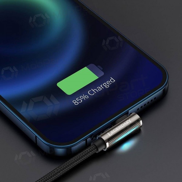 USB cavo Baseus Legend Lightning 2.4A 2.0m (nero) CALCS-A01
