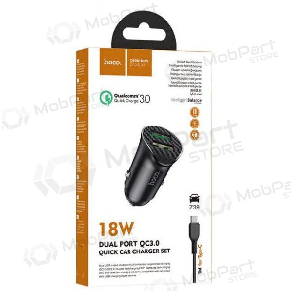 Caricatore per auto HOCO Z39 USB + 