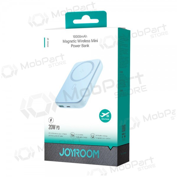 Batteria esterna Power Bank Joyroom JR-W020 20W Magnetic Wireless 10000mAh blu