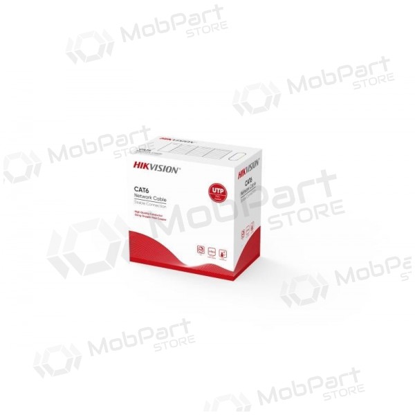 Cavo di comunicazione Hik-vision UTP 6 (anima da 0,55 mm, bobina da 305 m, per interni) DS-1LN6-UU