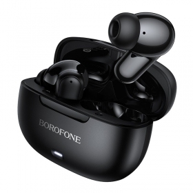 Cuffie wireless Borofone BW96 Bluetooth ANC+ENC USB-C nere