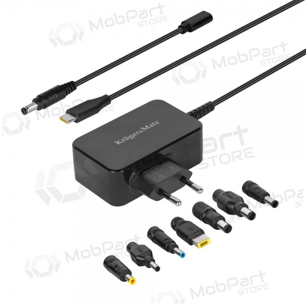 Caricabatterie universale per laptop Kruger&Matz 65W nero