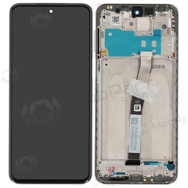 Xiaomi Redmi Note 9 Pro, Note 9S schermo / display (bianca) (con una cornice) (Premium)