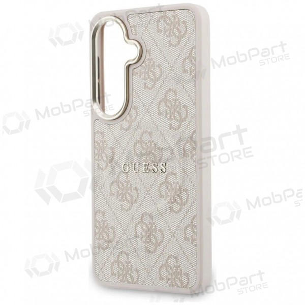 Custodia per Samsung Galaxy S26 - Guess PU Leather 4G Gold Frame Magnetic (rosa)