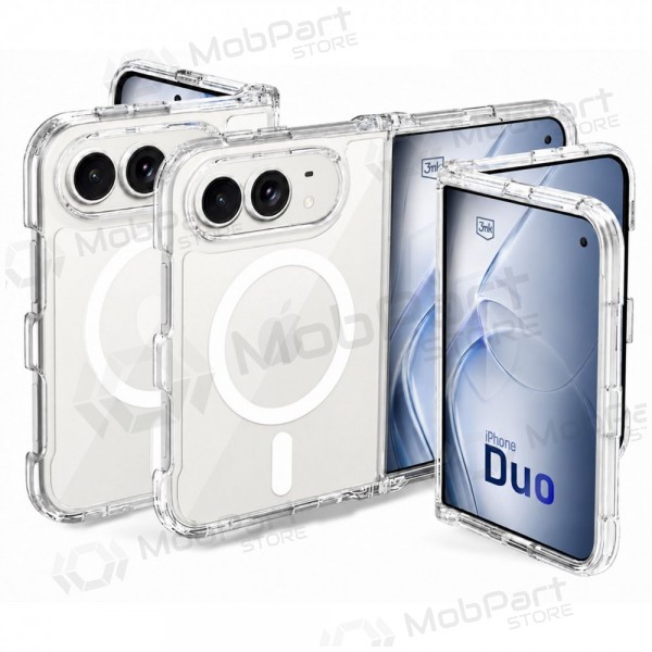 Custodia per Apple iPhone Duo - 3mk Armor MagCase (trasparente)