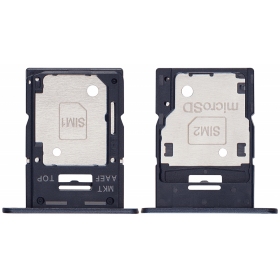 Supporto per scheda SIM Samsung Galaxy A15 5G (nero) (originale)