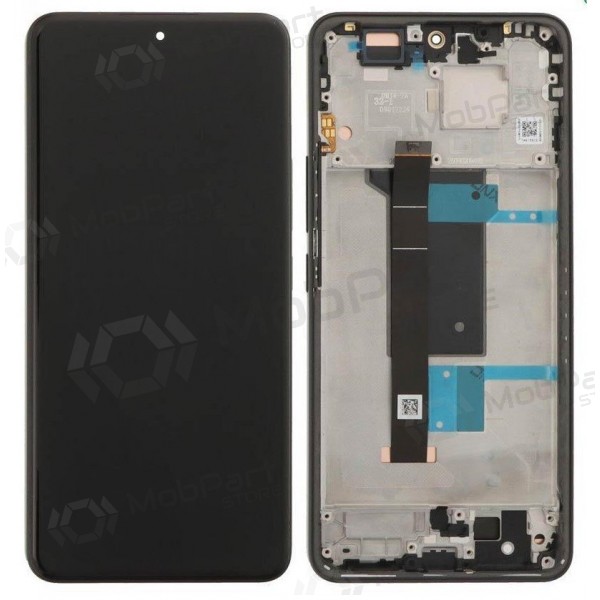 Schermo Xiaomi Redmi Note 15 Pro 4G (nero) (con cornice) (originale)