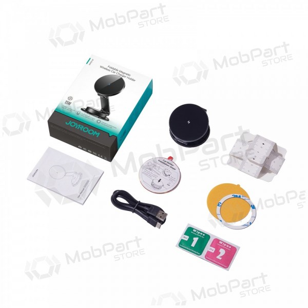 Automobilinis laikiklis-caricatore Joyroom JR-ZS408 (dashboard) 15W nero