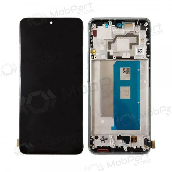 Schermo Xiaomi Poco F5 Pro 5G (nero) (con cornice) (originale)