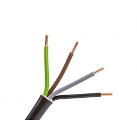Cavo di alimentazione Elpar CYKY 3x6 mm² in rame PVC 450/750V monolitico.