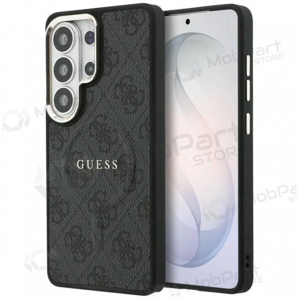 Custodia per Samsung Galaxy S26 Ultra -Guess PU Leather 4G Gold Frame Magnetic- (nera)