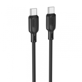 USB cavo Borofone BX113 60W USB-C to USB-C 2.0m nero