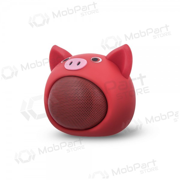 Altoparlante portatile Bluetooth Forever Sweet Animal Pig Rose ABS-100