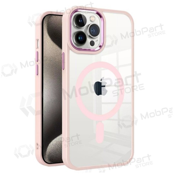 Custodia per Apple iPhone 15 Plus -Premium Mag Cover- (rosa)